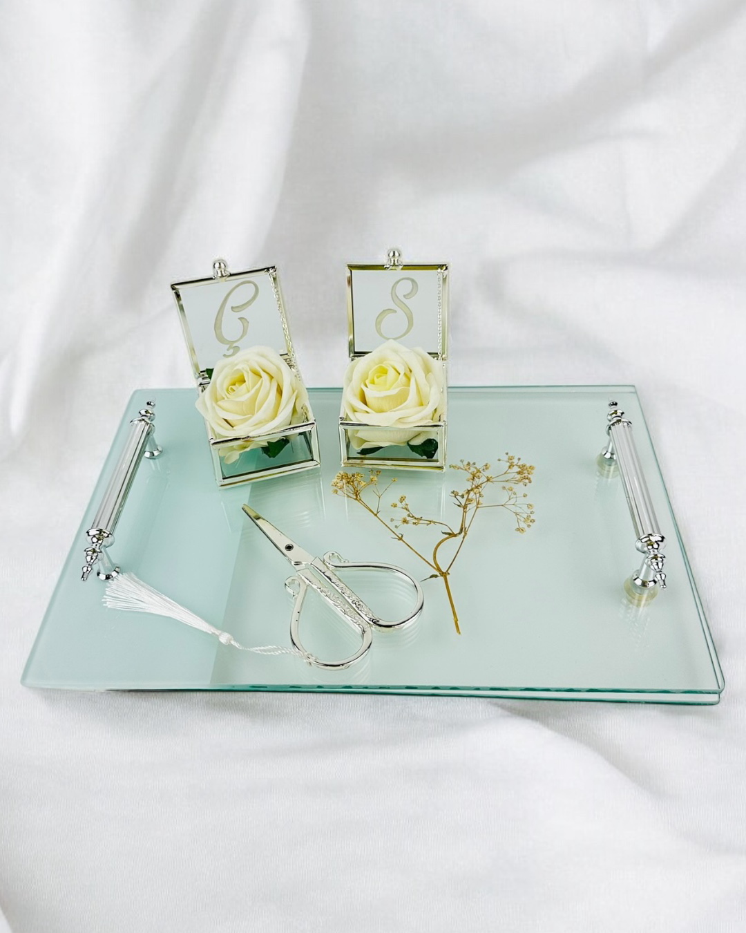 Intimacy Gümüş Söz Tepsisi