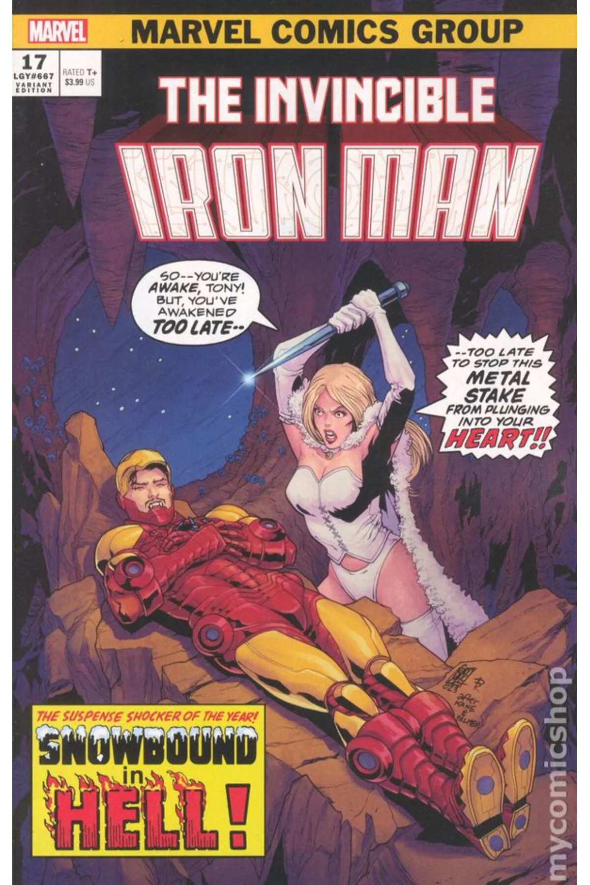 Invincible Iron Man #17B (ingilizce)