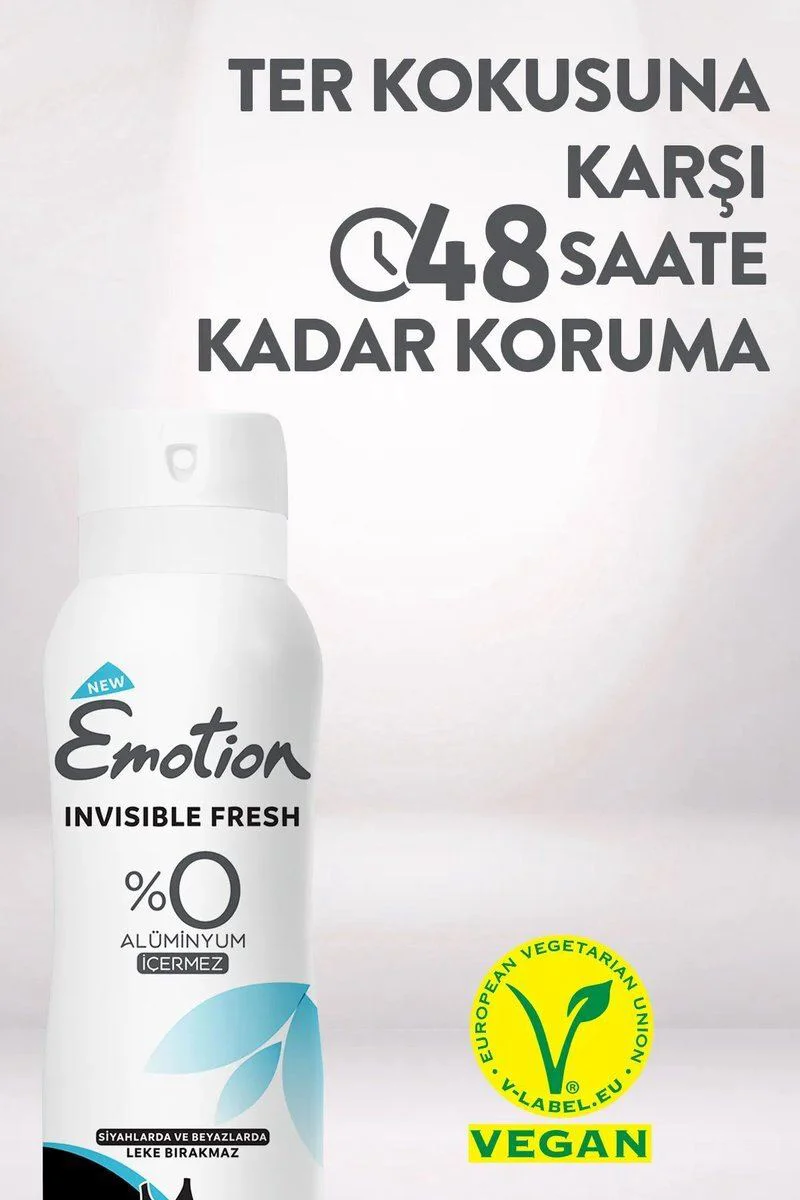 Invisible Fresh Deodorant – 48 Saat Koruma, Alüminsyumsuz, Vegan, Leke Bırakmaz Fiyatı, Yorumları ve Özellikleri