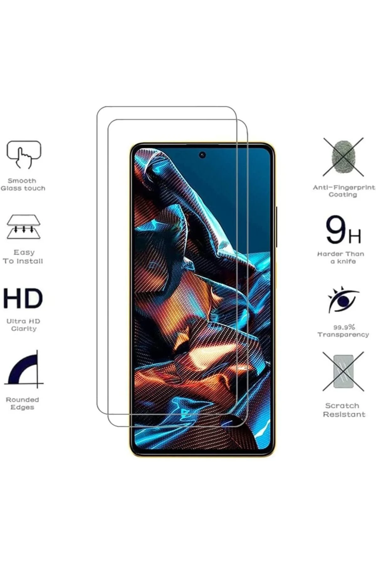 ioami Poco X5  Nano Ekran Koruyucu Kırılmaz Cam - Ince Ve Esnek
