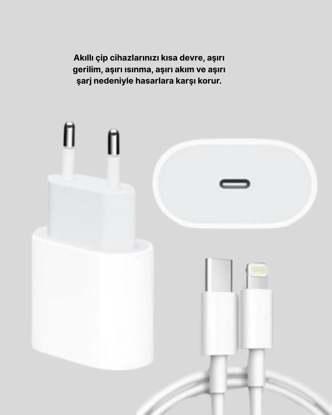 iOS Uyumlu 20W USB-C Hızlı Şarj Cihazı Telefon ve Tablet İçin Fiyatı, Yorumları ve Özellikleri