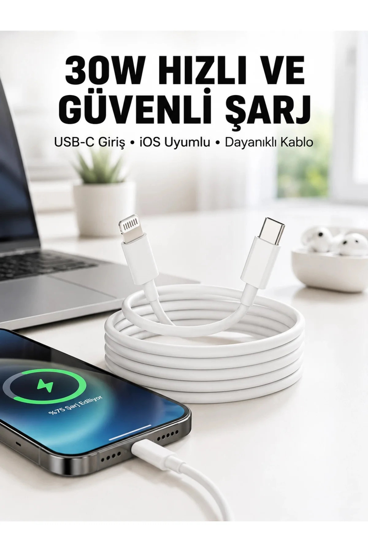 İos Uyumlu 8 X Xs Xr 11 12 13 14/pro Max Mini Plus Şarj Kablosu Yeni Nesil İos Uyumlu 8 X Xs Xr 11 12 13 14/pro Max Mini Plus Şarj Kablosu Yeni Nesil