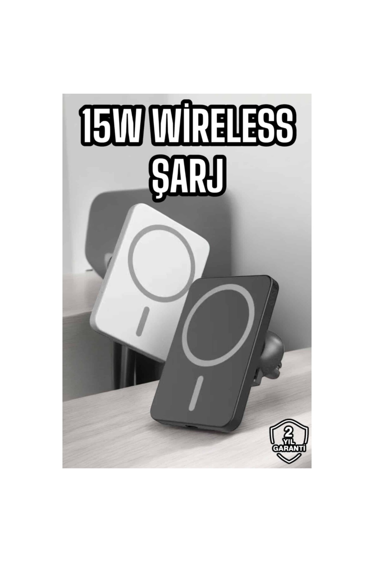 İos Uyumlu Manyetik Tasarım Magsafe İphone 12 13 14 15 Araç Şarjı