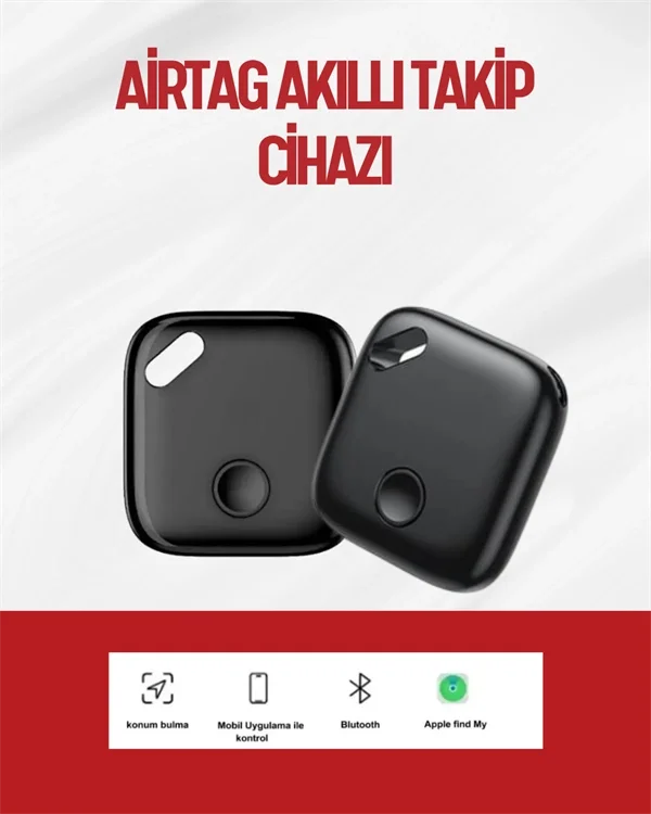 iOS Uyumlu Smart Tag | Uzun Pil Ömrü | Bul Uygulaması ile Entegre Akıllı Takip Cihazı Fiyatı, Yorumları ve Özellikleri