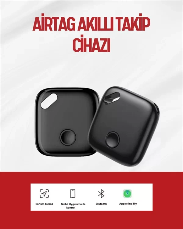 iOS Uyumlu Smart Tag | Uzun Pil Ömrü | Bul Uygulaması ile Entegre