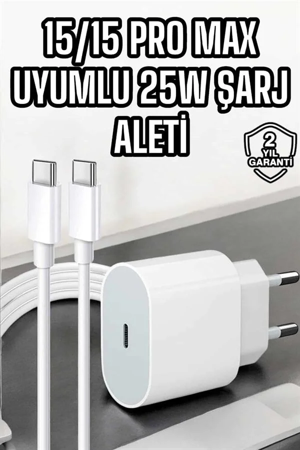 İOS Uyumlu Type-C Girişli Hızlı Şarj 15/15 Pro Max Adaptör ve Kablosu Fiyatı, Yorumları ve Özellikleri
