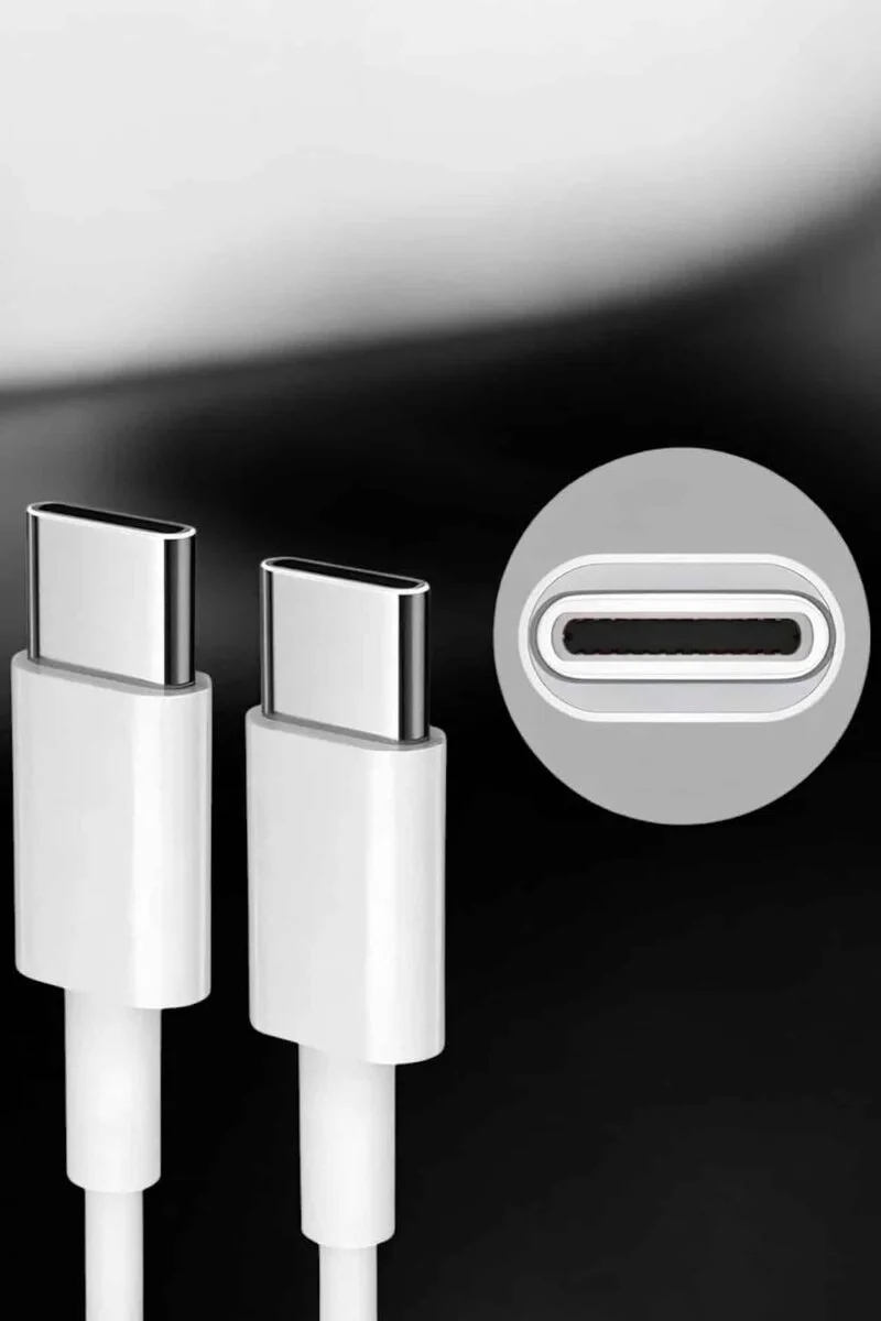 İOS Uyumlu Type-C Girişli Hızlı Şarj 15/15 Pro Max Adaptör ve Kablosu