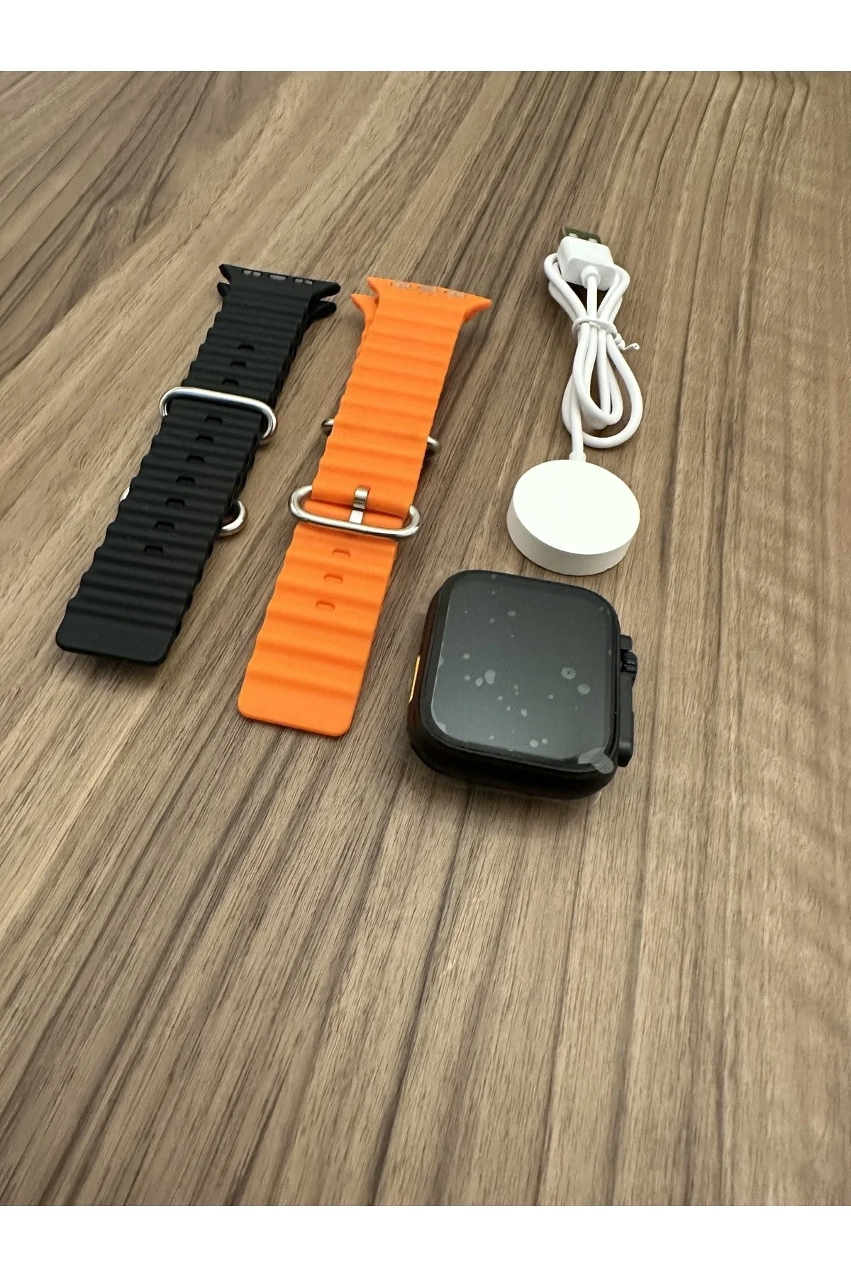 iOS ve Android Uyumlu Akıllı Saat, Nabız Ölçer, Uyku Takibi ve Sesli Görüşme Özellikli Siyah Model