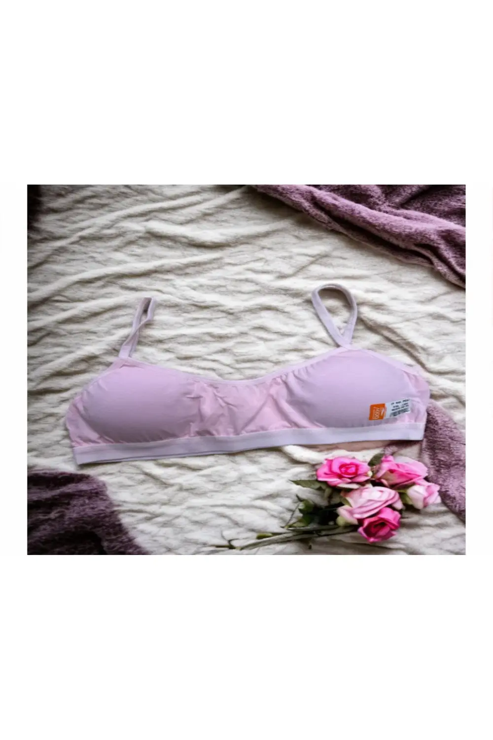 İP ASKI PAMUK KUMAŞ PEDLİ BÜSTİYER SÜTYEN 013 (3 ADET)