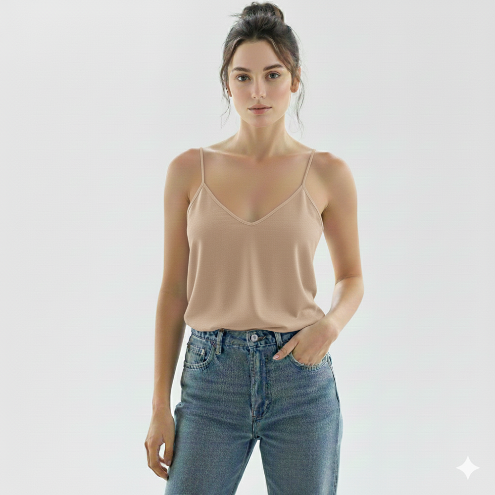 İp Askılı Bambu Atlet