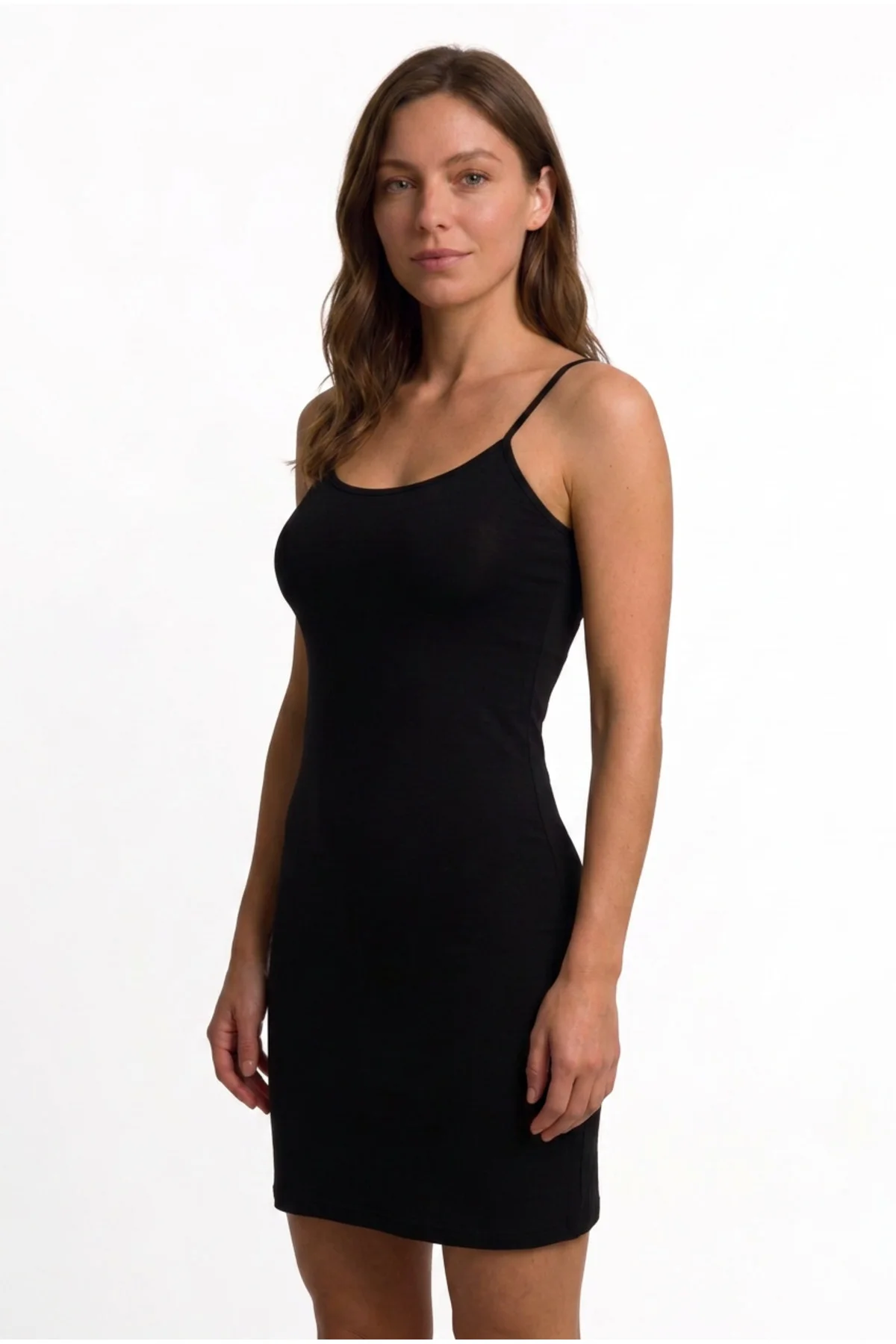 İp Askılı Bambu Kombinezon S-XXL İç Elbise Astarı İp Askılı Bambu Kombinezon S-XXL İç Elbise Astarı