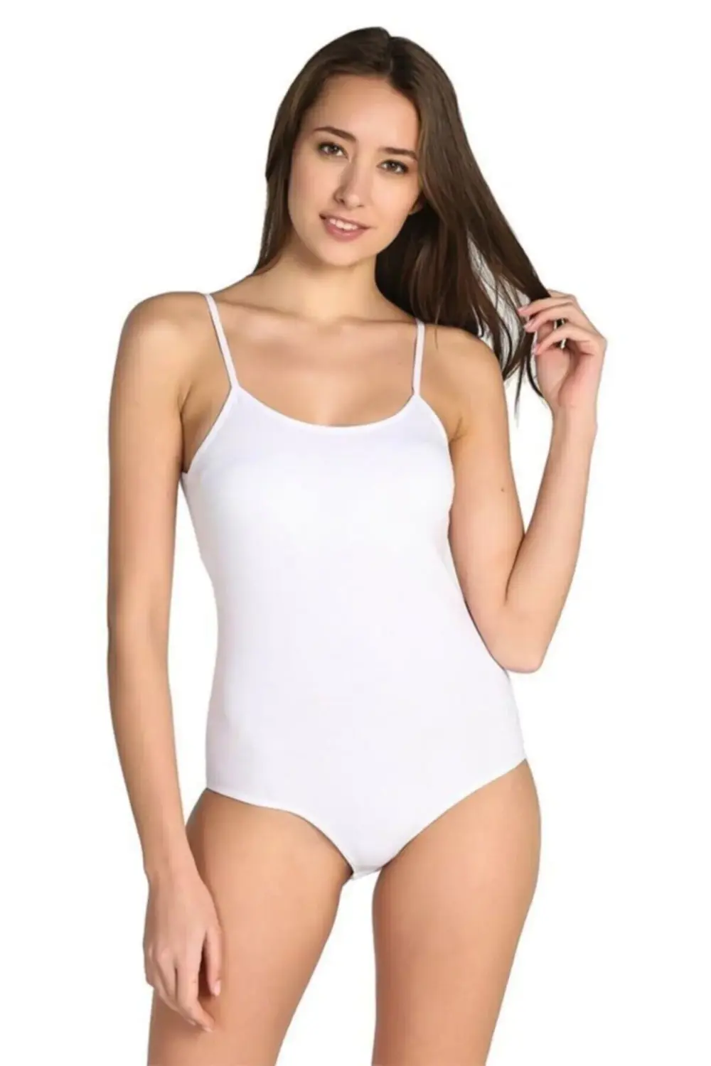 Ip Askılı Kadın Çıtçıtlı Body 6001