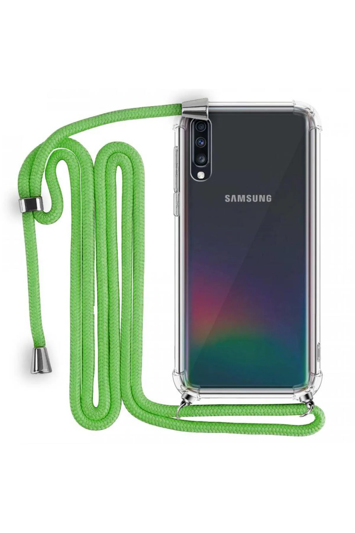 İp Askılı Tank Şeffaf Kılıf Samsung Galaxy A70