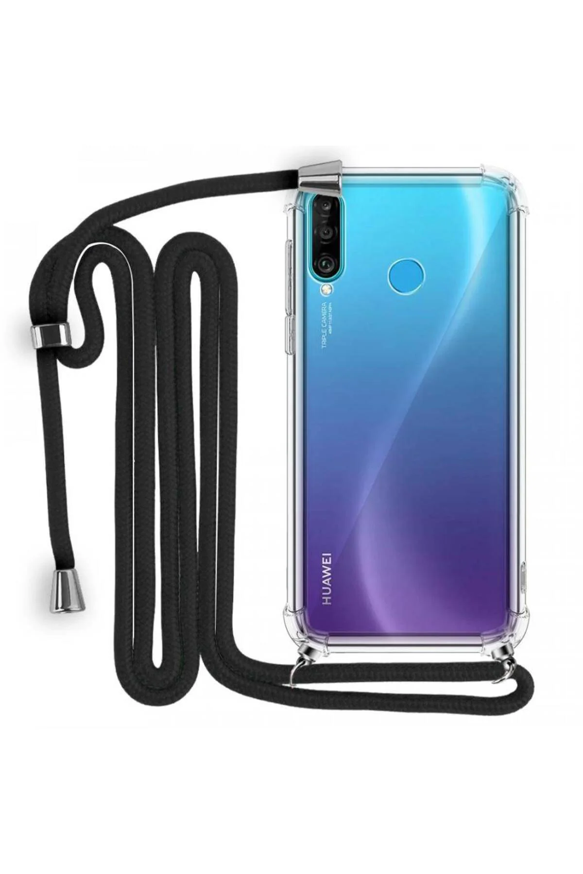 İp Askılı Tank Şeffaf Kılıf Huawei P30 Lite