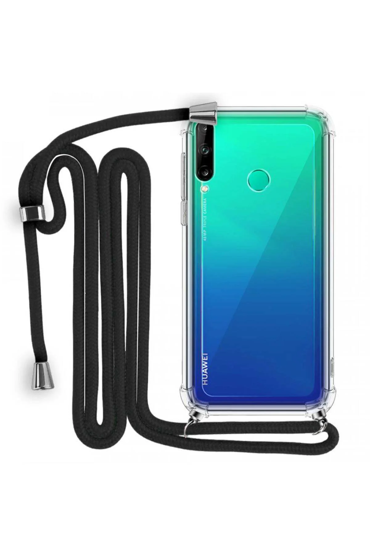 İp Askılı Tank Şeffaf Kılıf Huawei P40 Lite E İp Askılı Tank Şeffaf Kılıf Huawei P40 Lite E