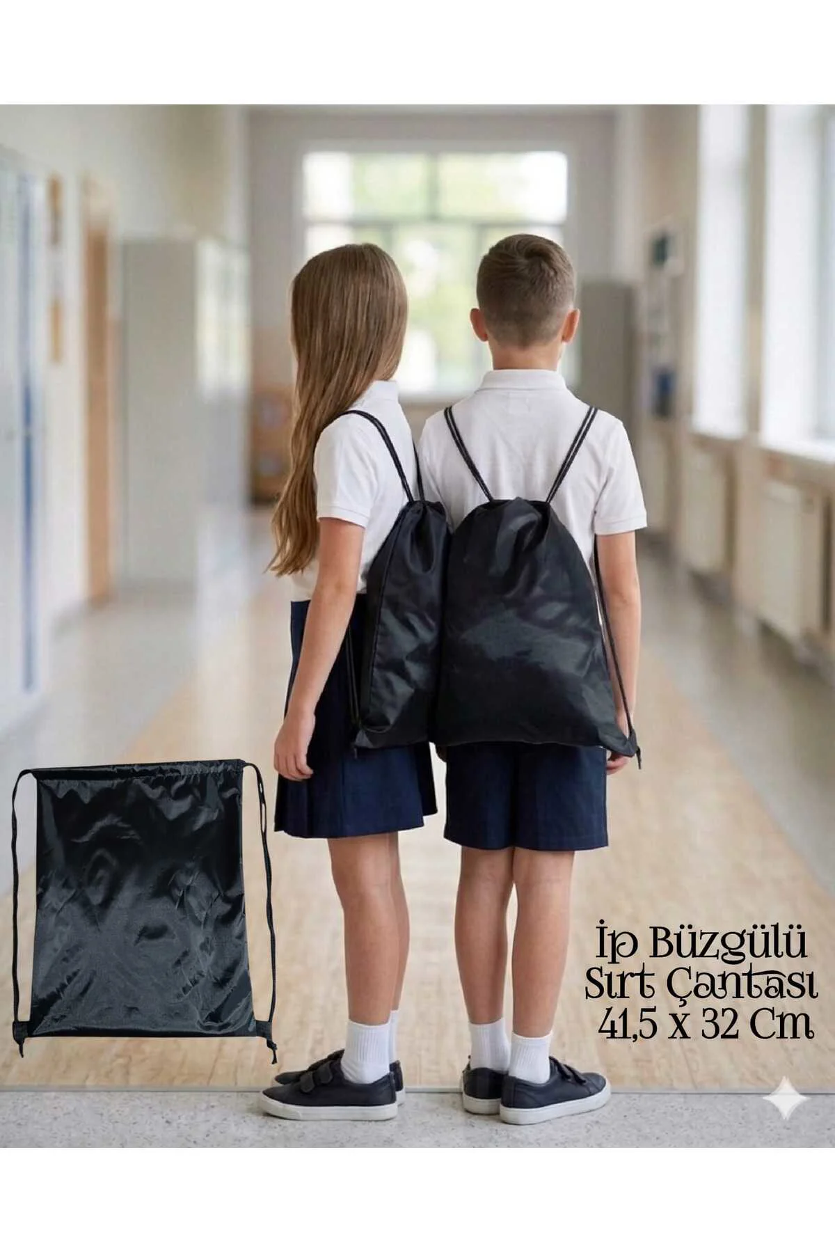 İP BÜZGÜLÜ SIRT ÇANTASI