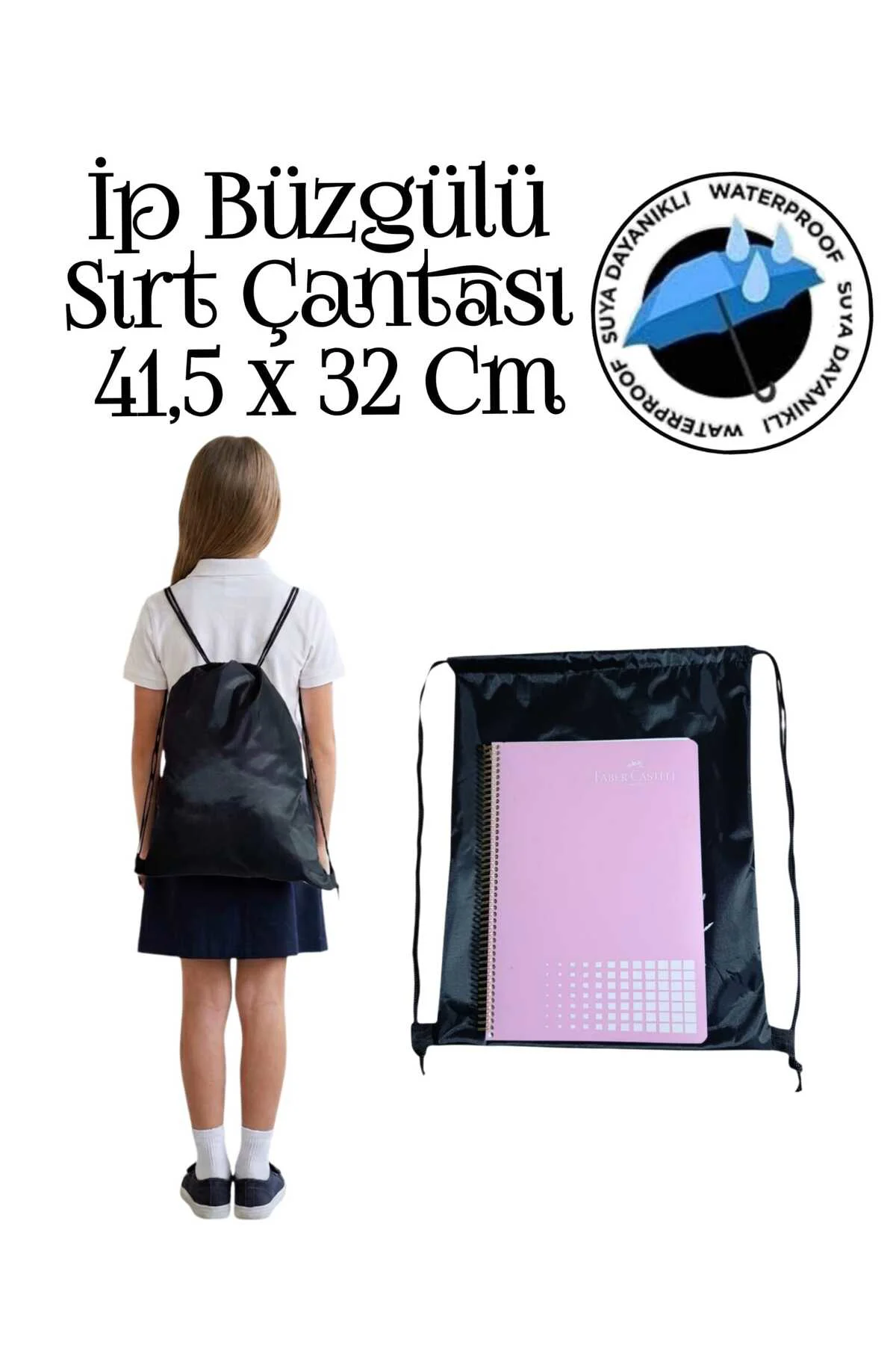 İP BÜZGÜLÜ SIRT ÇANTASI