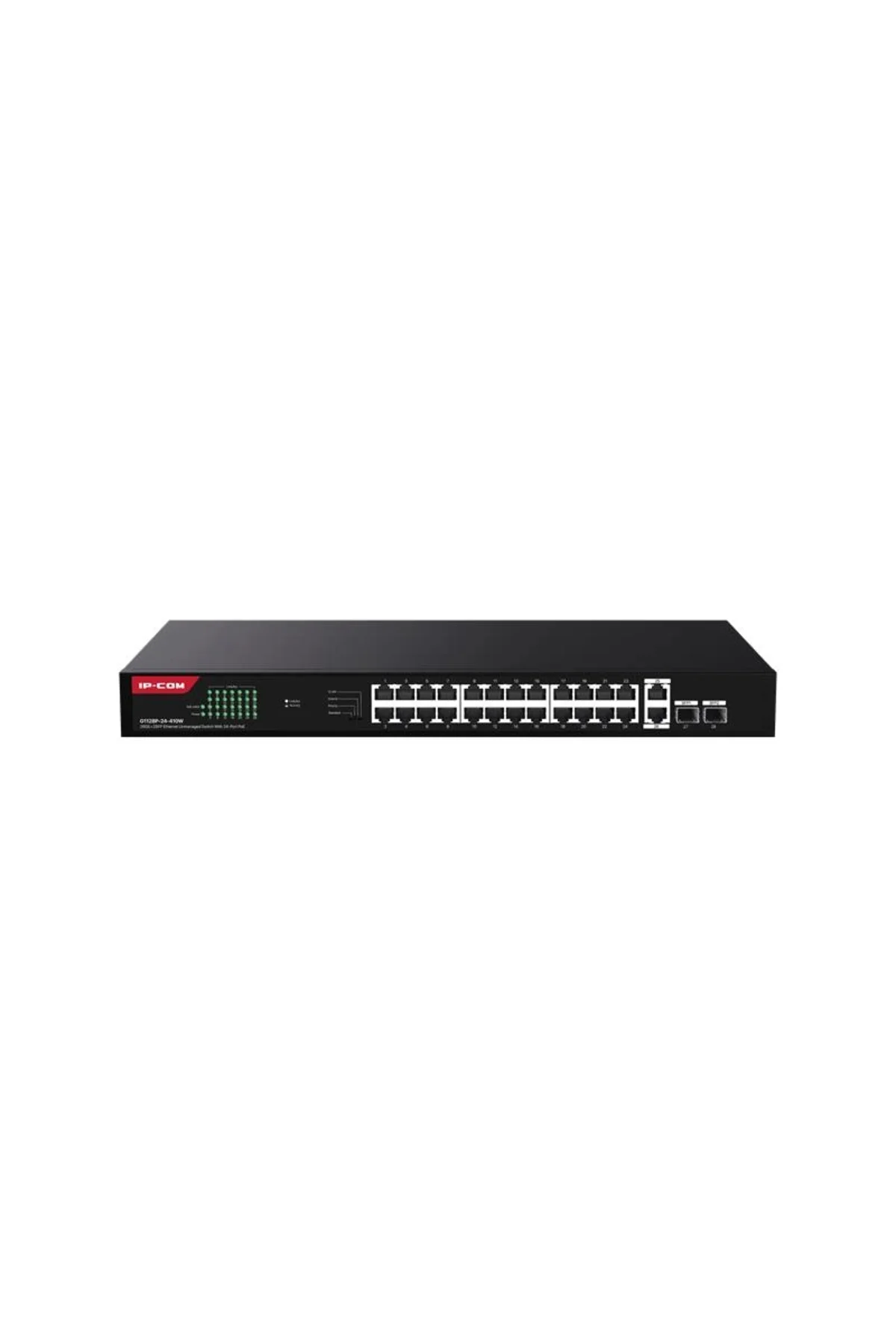 Ip-com G1128p-24-410w 24 Port Gıgabıt +2xgb Rj45/sfp Uplınk 370w 
