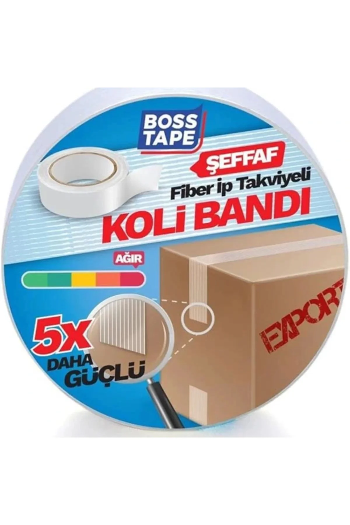 İp Takviyeli Çok Güçlü Koli Bandı En 45mm Boy 25mt