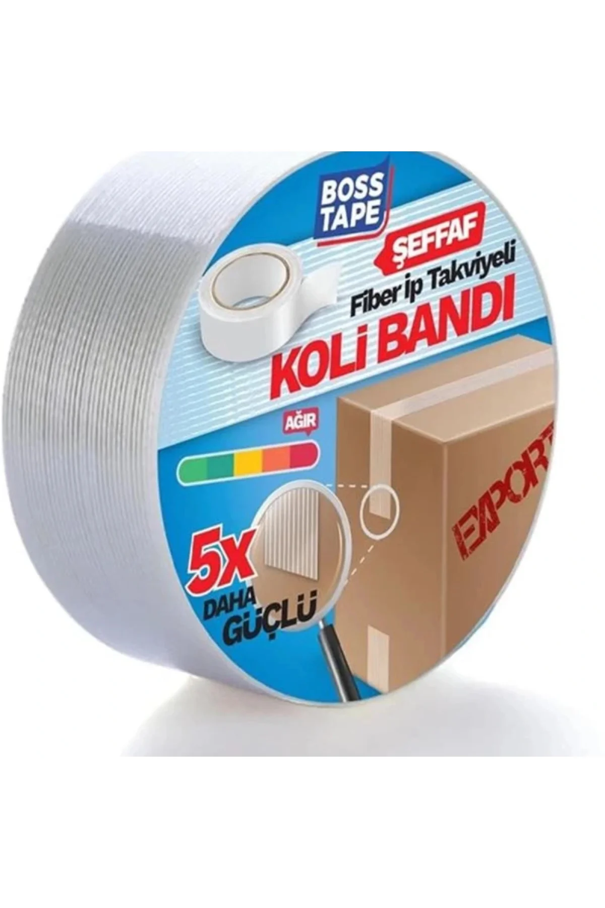 İp Takviyeli Çok Güçlü Koli Bandı En 45mm Boy 25mt
