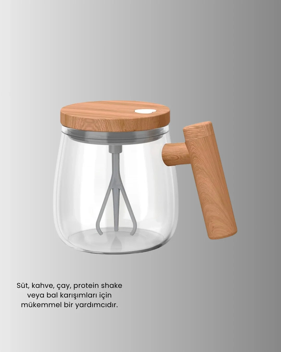 IP6 Su Geçirmez Şarjlı Kupa – 3D Karıştırma, 400 ml Yeni Nesil Fiyatı, Yorumları ve Özellikleri