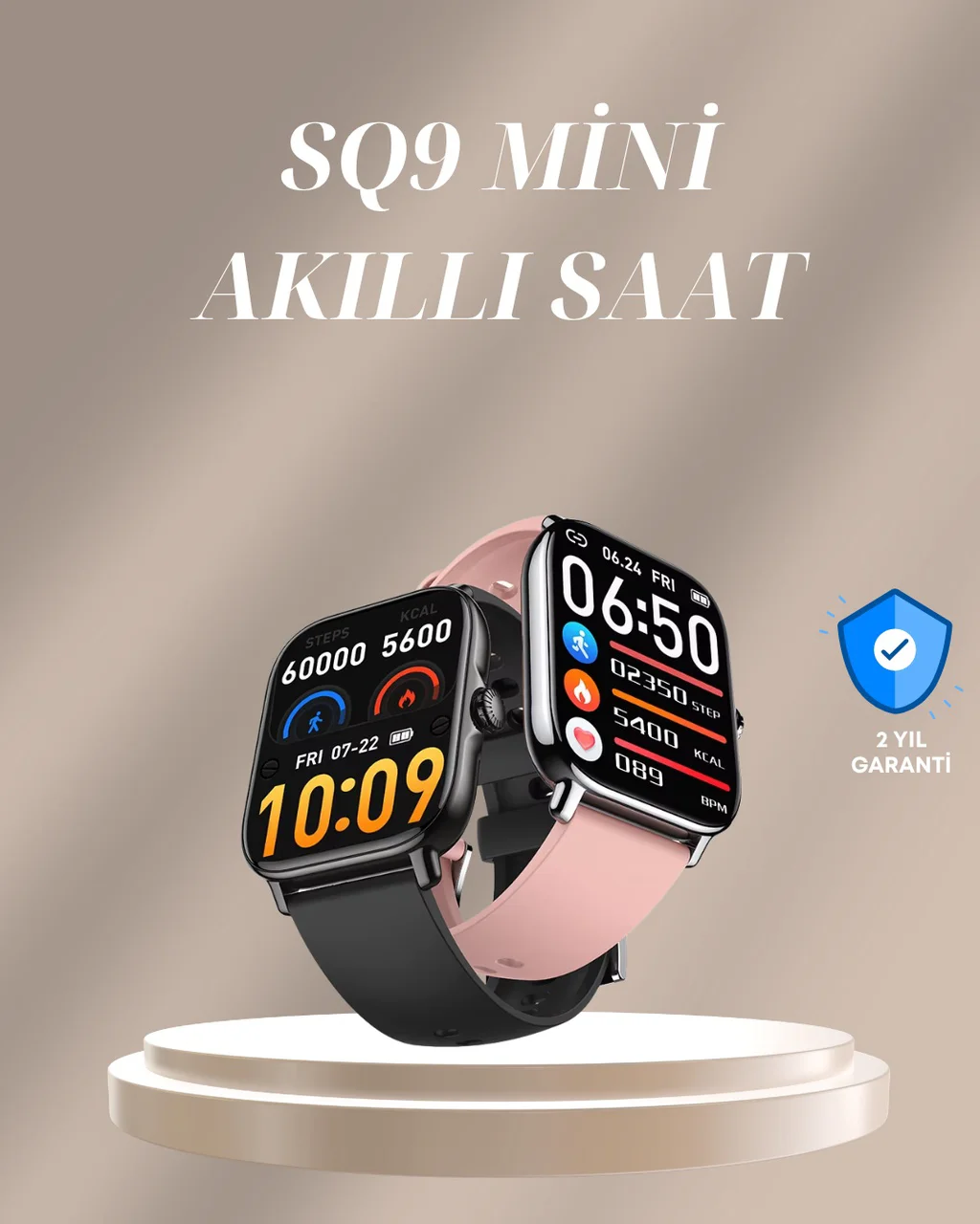 Ip67 Suya Dayanıklı Amoled Akıllı Saat Bildirim Ve Sağlık Takip Ö