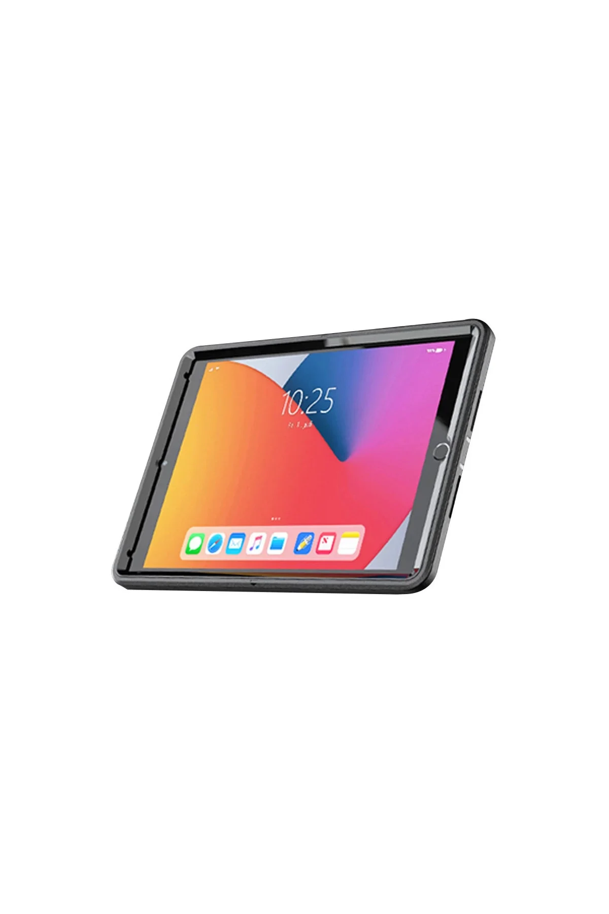 İpad 10.2 (7.nesil) Kılıf Hand Strap Tablet Kılıfı - Siyah