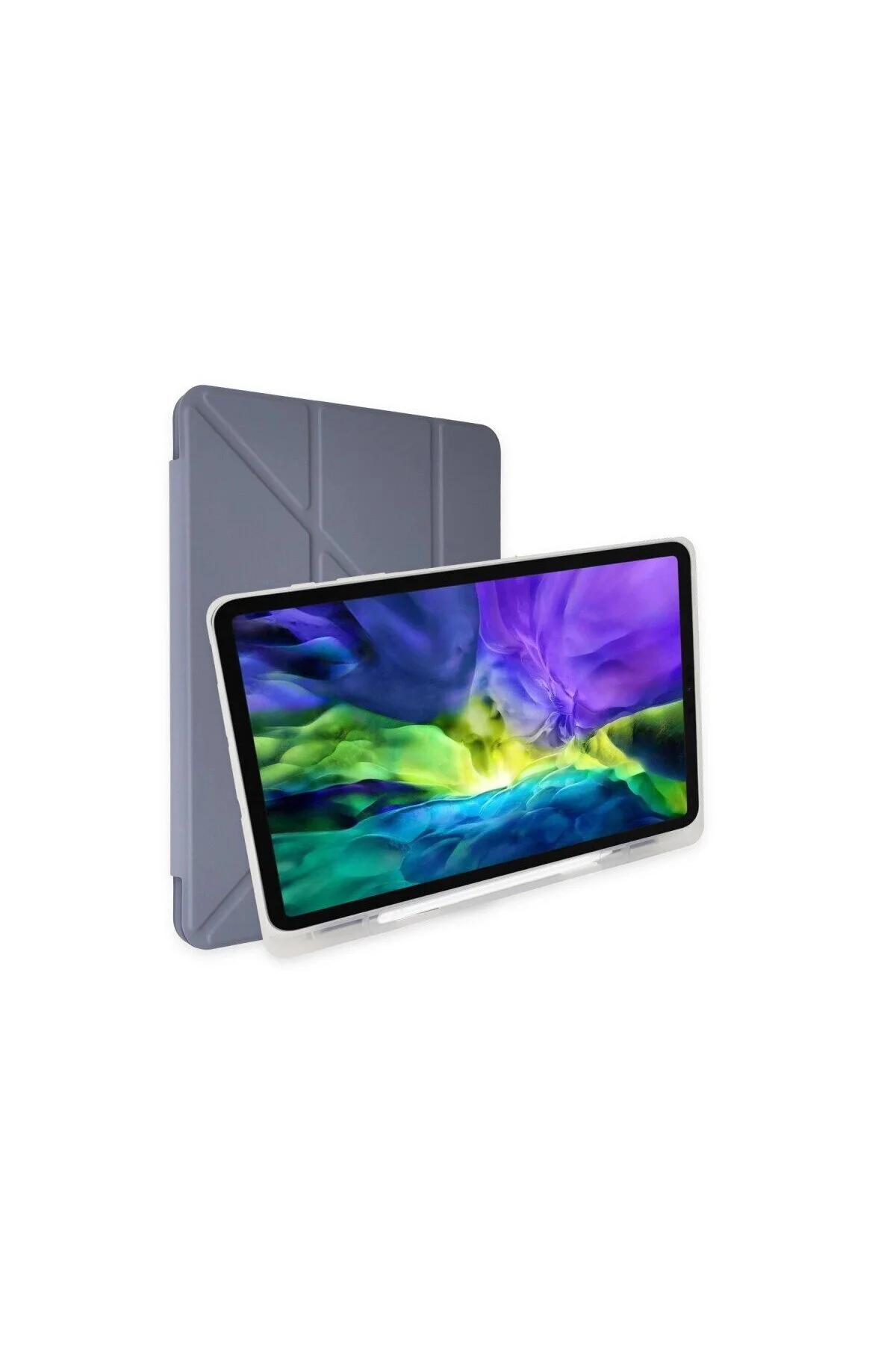 İpad 10.2 (8.nesil) Kılıf Kalemlikli Mars Tablet Kılıfı - Lavender İpad 10.2 (8.nesil) Kılıf Kalemlikli Mars Tablet Kılıfı - Lavender