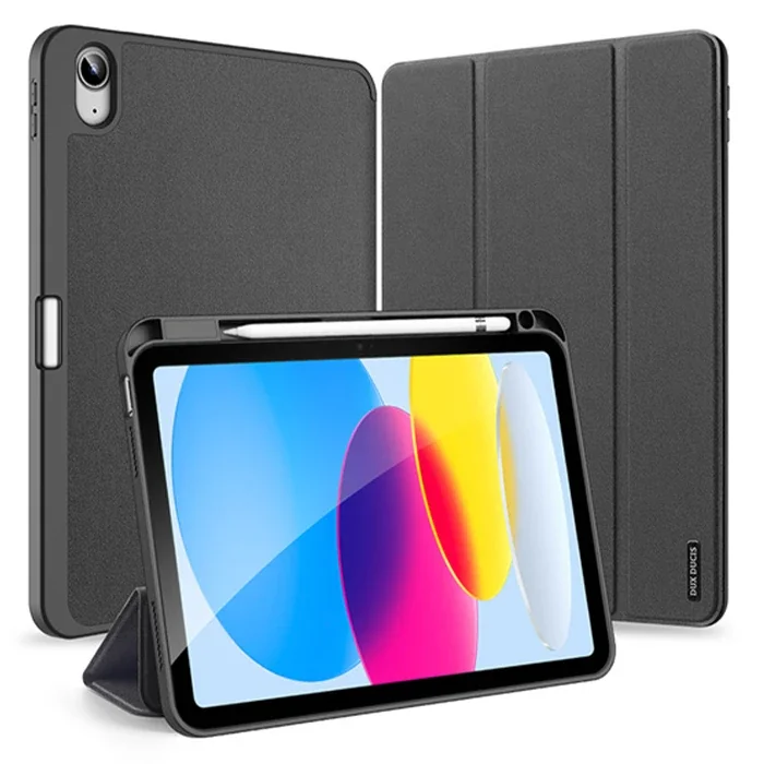 iPad 10.9" 2022 Kılıf Domo Series – Kalem Bölmeli Mıknatıslı Standlı Koruyucu Kapak