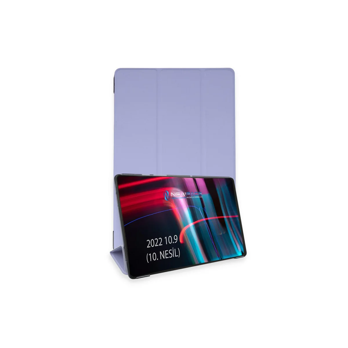 iPad 2022 10.9 (10. Nesil) Kılıf - Lila - Otomatik Uyanma ve Çizik Korumalı