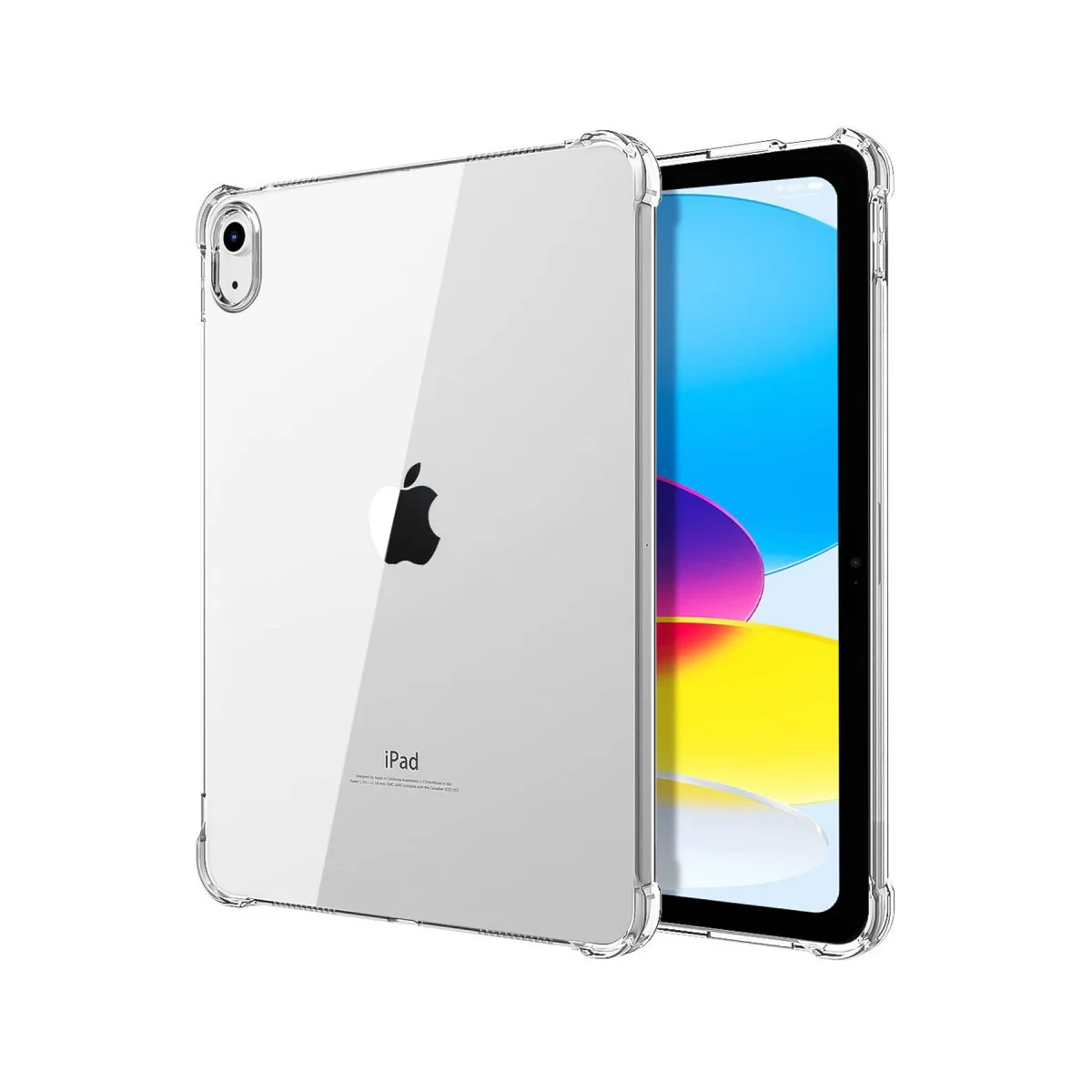 iPad 2022 10.9 Şeffaf Silikon Kılıf - Anti Şok Koruma
