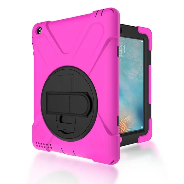 İPad 2/İPad 3/İPad 4/Shockproof 3 Katmanlı Standlı Zırh Kılıf-1852 İPad 2/İPad 3/İPad 4/Shockproof 3 Katmanlı Standlı Zırh Kılıf-1852