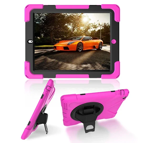 İPad 2/İPad 3/İPad 4/Shockproof 3 Katmanlı Standlı Zırh Kılıf-1852 İPad 2/İPad 3/İPad 4/Shockproof 3 Katmanlı Standlı Zırh Kılıf-1852