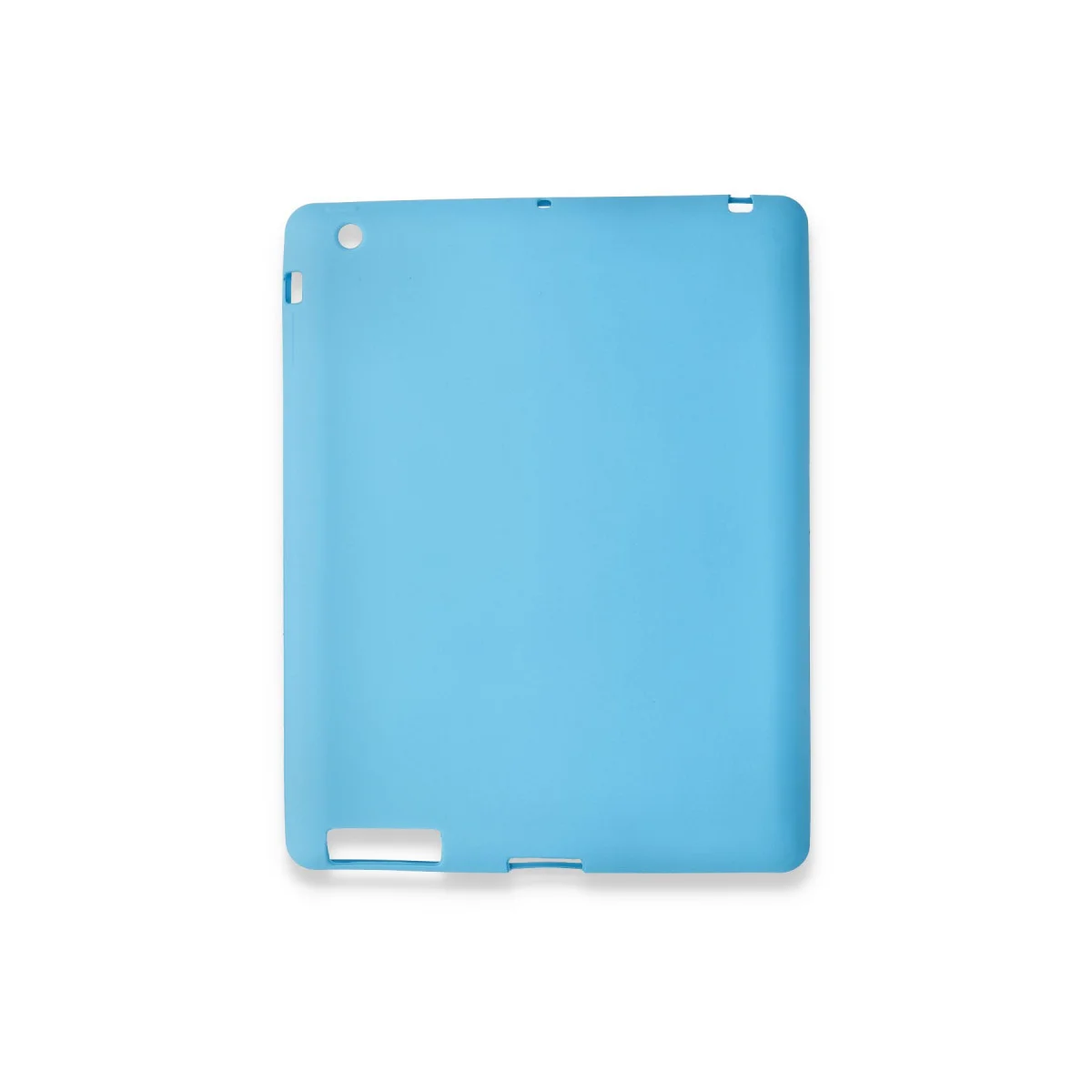 iPad 4 9.7 Silikon Kılıf Evo Tablet Koruyucu - Mavi