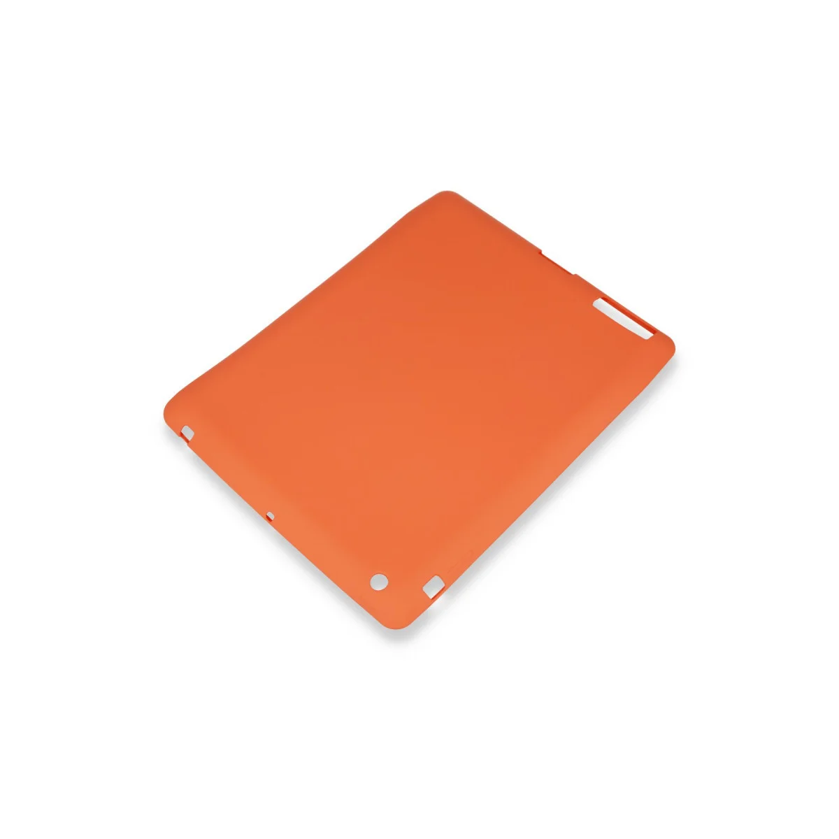 iPad 4 9.7 Silikon Kılıf - Turuncu Tablet Kılıfı