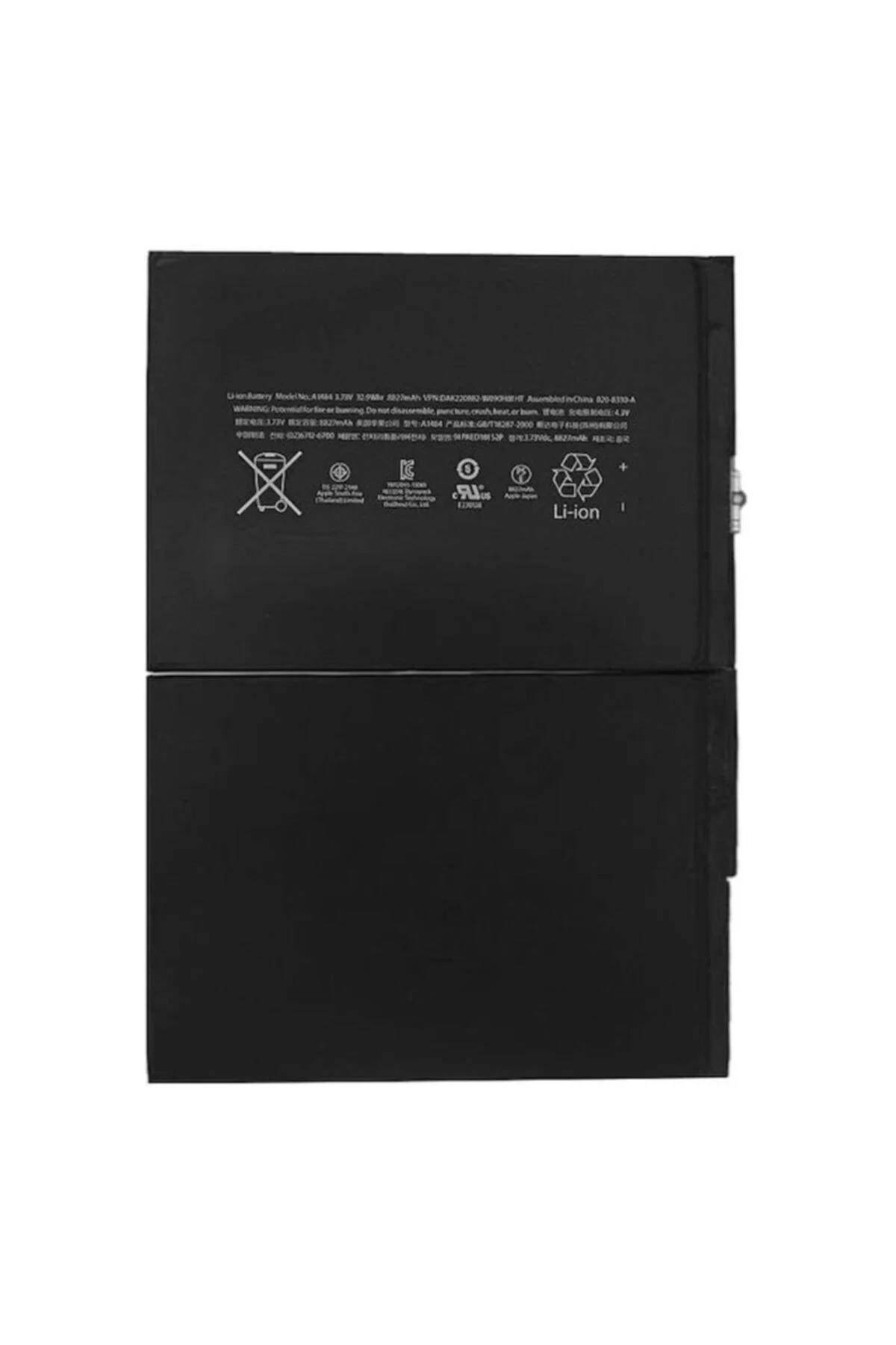 Ipad 5 Air Pil Batarya A1484 8827 Mah