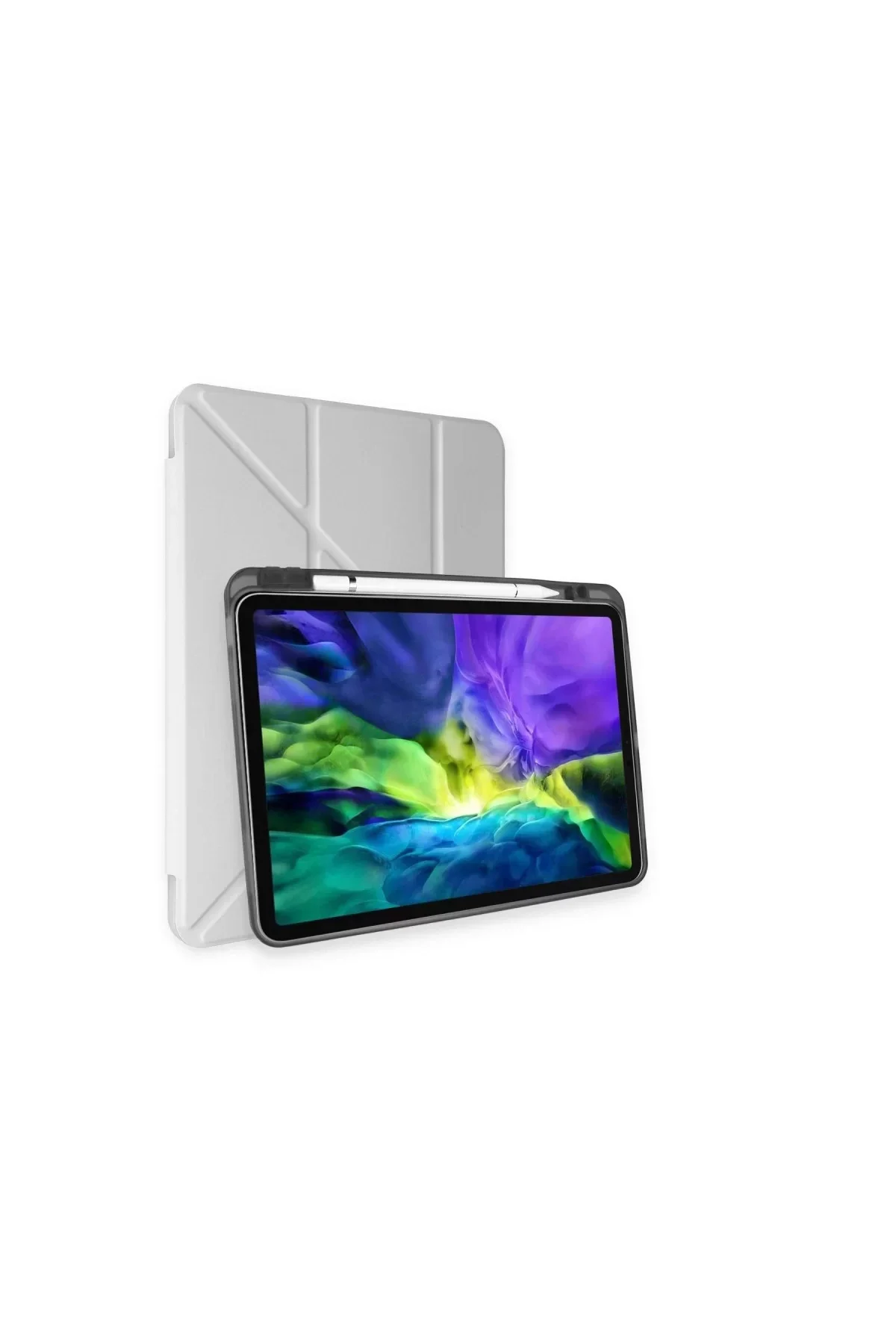 İpad Air 4 10.9 Kılıf Kalemlikli Mars Tablet Kılıfı - Gri İpad Air 4 10.9 Kılıf Kalemlikli Mars Tablet Kılıfı - Gri