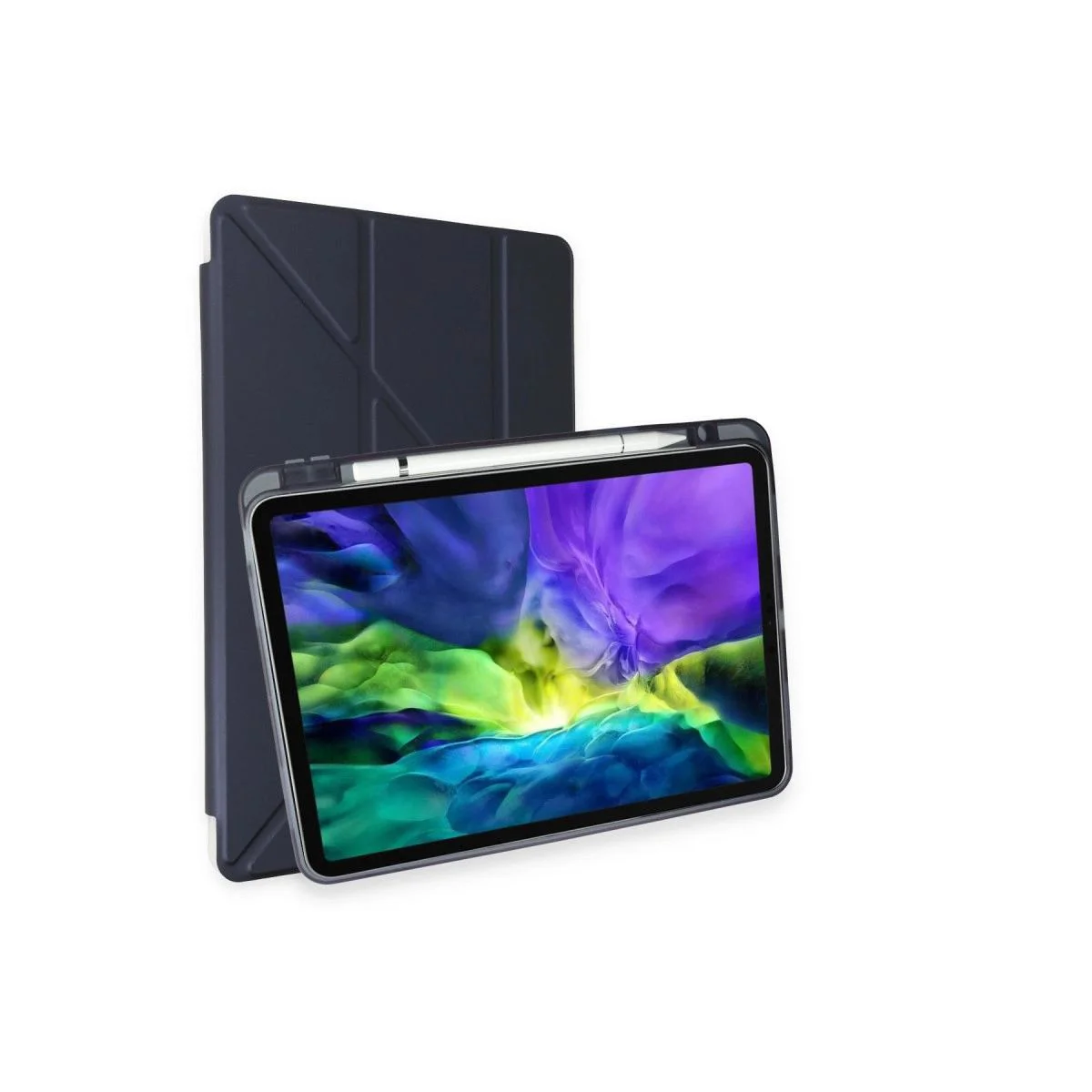 iPad Air 4 ile Uyumlu Kalemlikli Mars Tablet Kılıfı - Lacivert Fiyatı, Yorumları ve Özellikleri