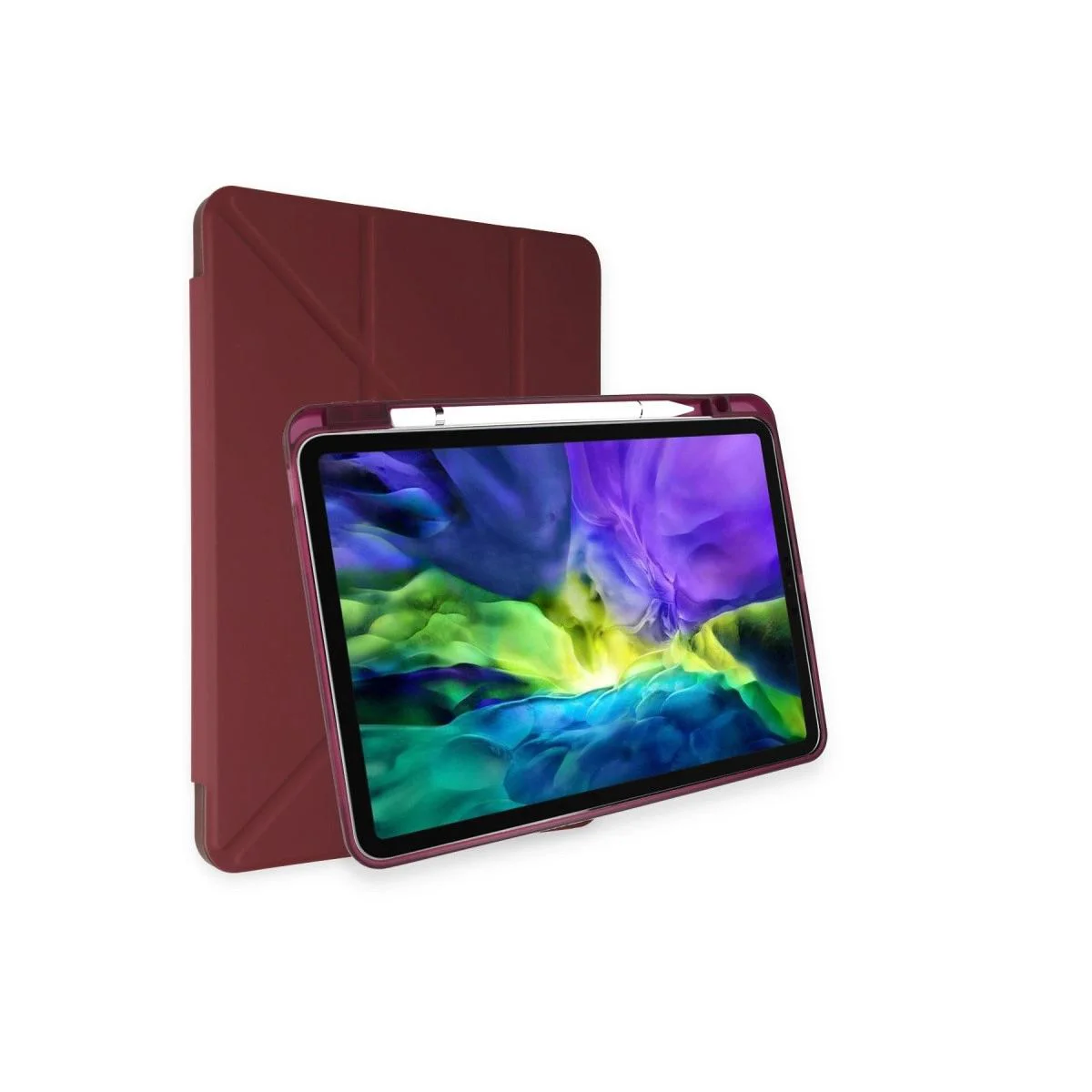 iPad Air 4 ile Uyumlu Kalemlikli Mars Tablet Kılıfı - Mürdüm Fiyatı, Yorumları ve Özellikleri