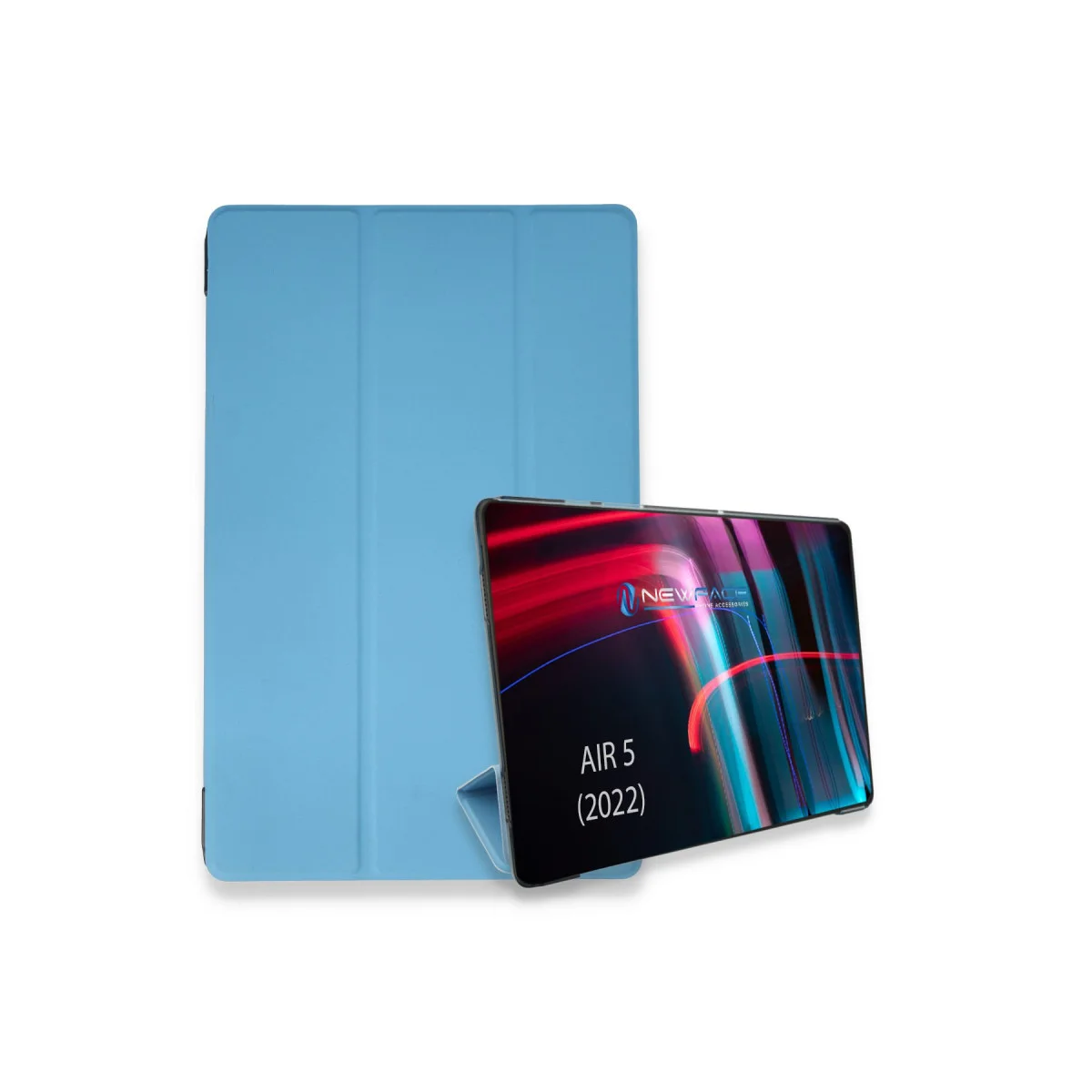 iPad Air 5 (2022) Kılıf - Mavi Smart Kılıf ve Standlı Tablet Kılıfı