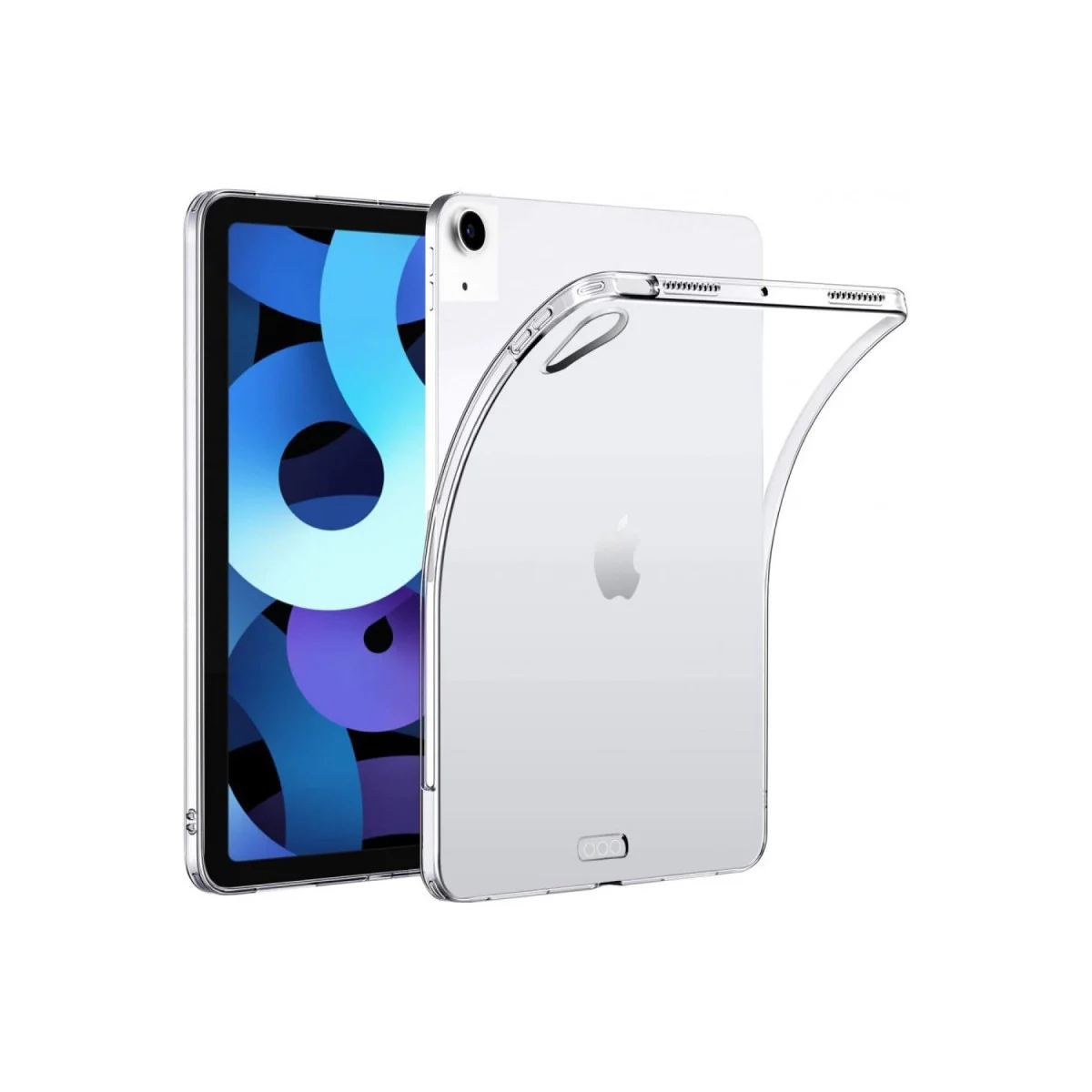iPad Air 5 (2022) Şeffaf Silikon Kılıf - Ultra Koruma ve Estetik