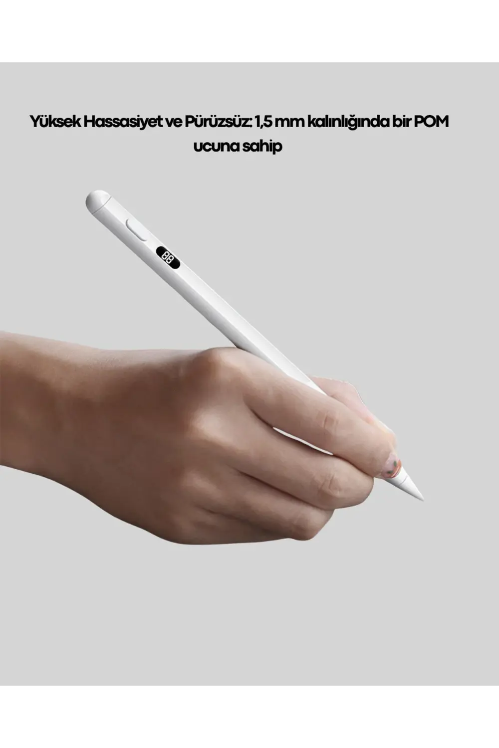 iPad için Manyetik Stylus Kalem 1.5mm Pürüzsüz Yazım Ultra Hassas