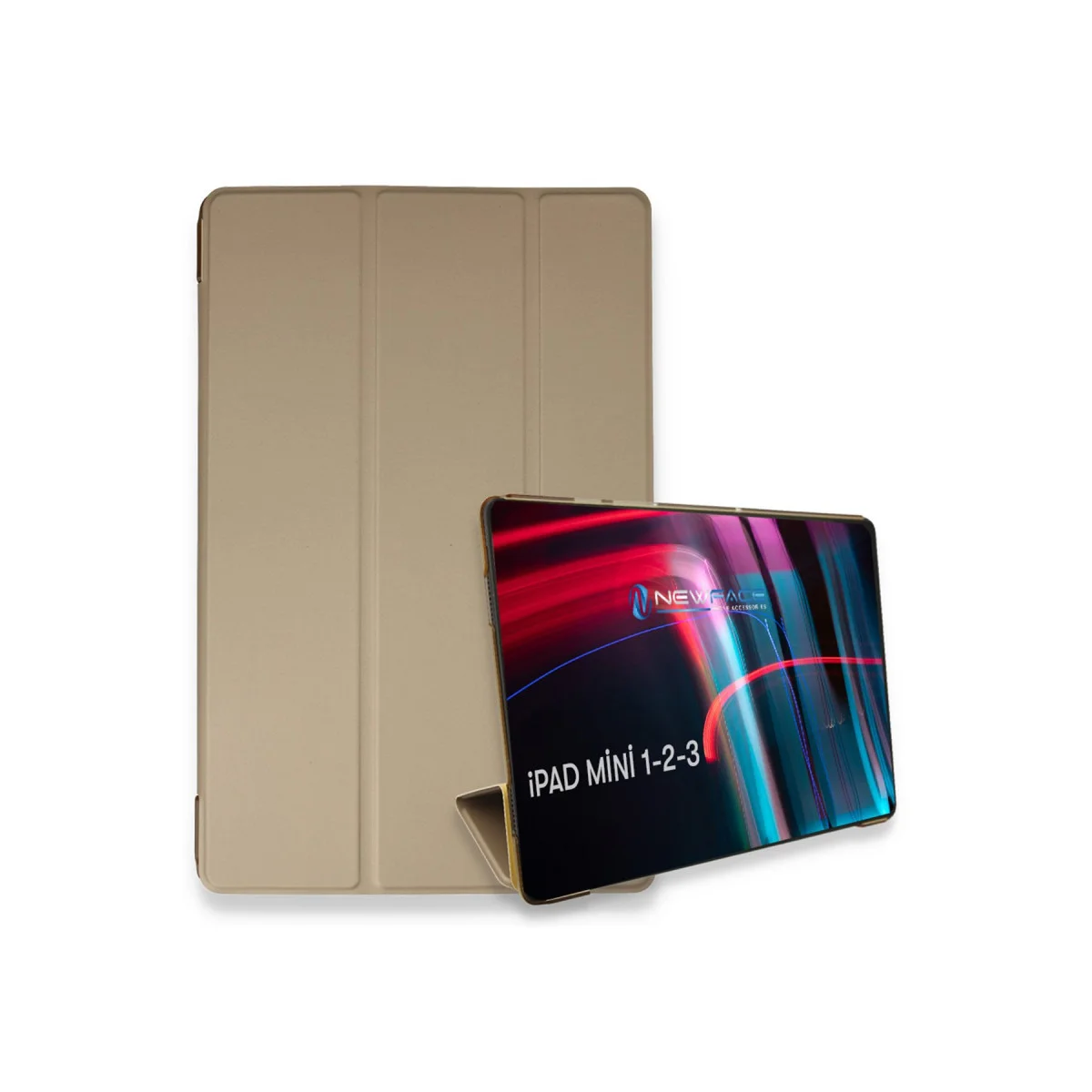 iPad Mini 3 Smart Kılıf - Altın - Ergonomik ve Şık Koruma