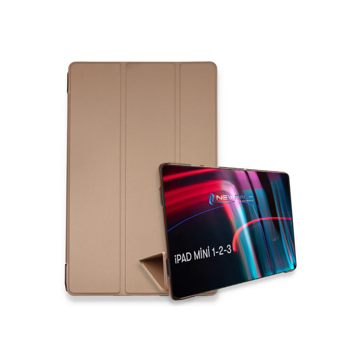 iPad Mini 3 Smart Kılıf - Rose Gold Tablet Kılıfı ve Koruyucu Kasa