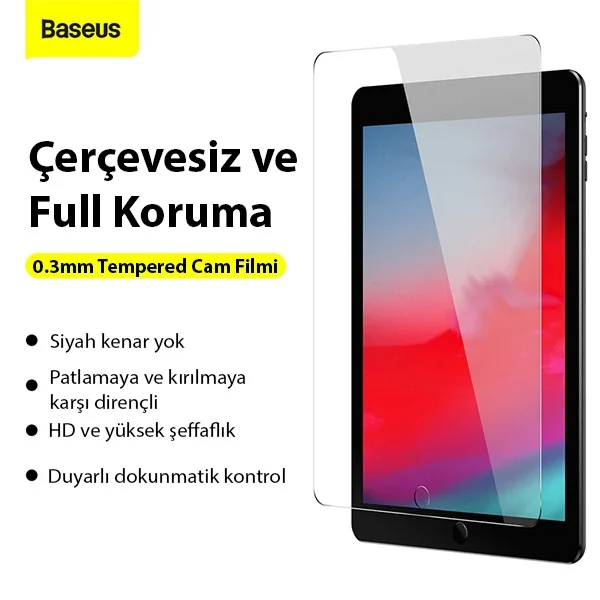 iPad Mini 5/4 Kırılmaz Cam 9H Ekran Koruyucu - 0,3 mm Ultra İnce