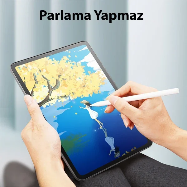 iPad Mini 6/7 Paper Like Ekran Koruyucu – Darbe Emici Mat Folyo