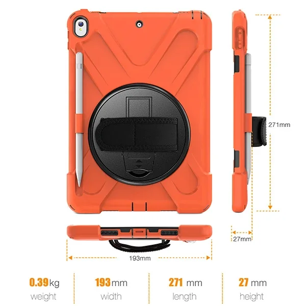 iPad Pro 10.5 2019 Zırh Kılıf - Kalem Yerli Standlı Shockproof Case