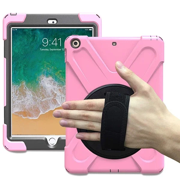 İpad Pro 10.5 3 Katmanlı Standlı Zırh Kılıf/Shockproof Case-1852