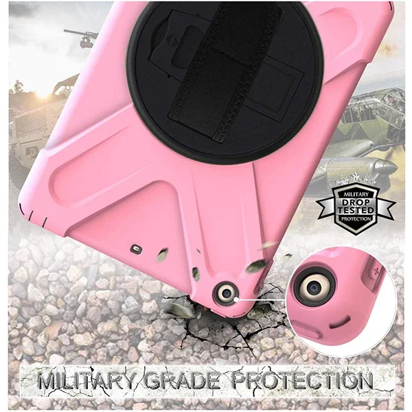 iPad Pro 10.5 3 Katmanlı Standlı Zırh Kılıf - Shockproof Case (5775)