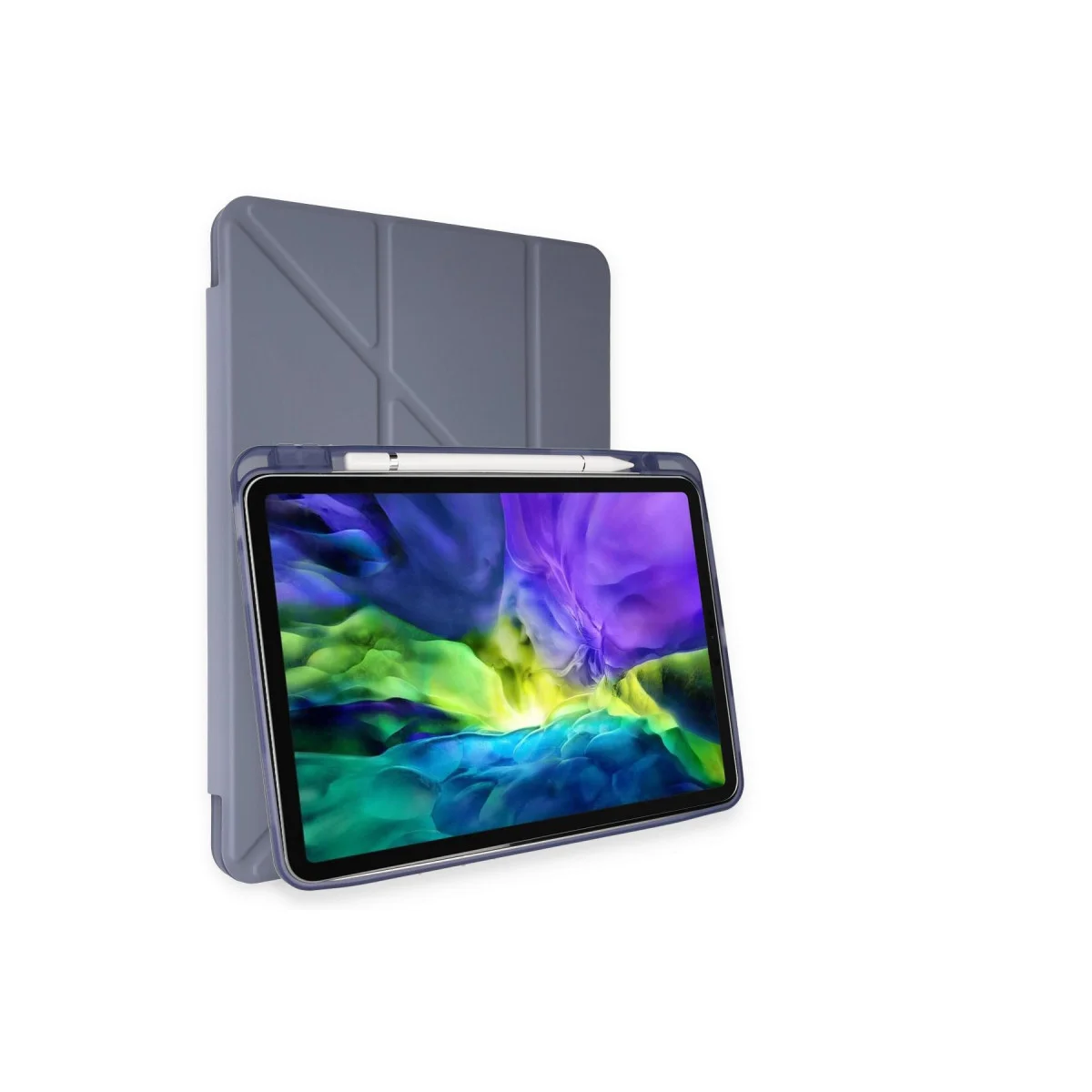 iPad Pro 11 (2018) Kalemlikli Mars Tablet Kılıfı - Lavender